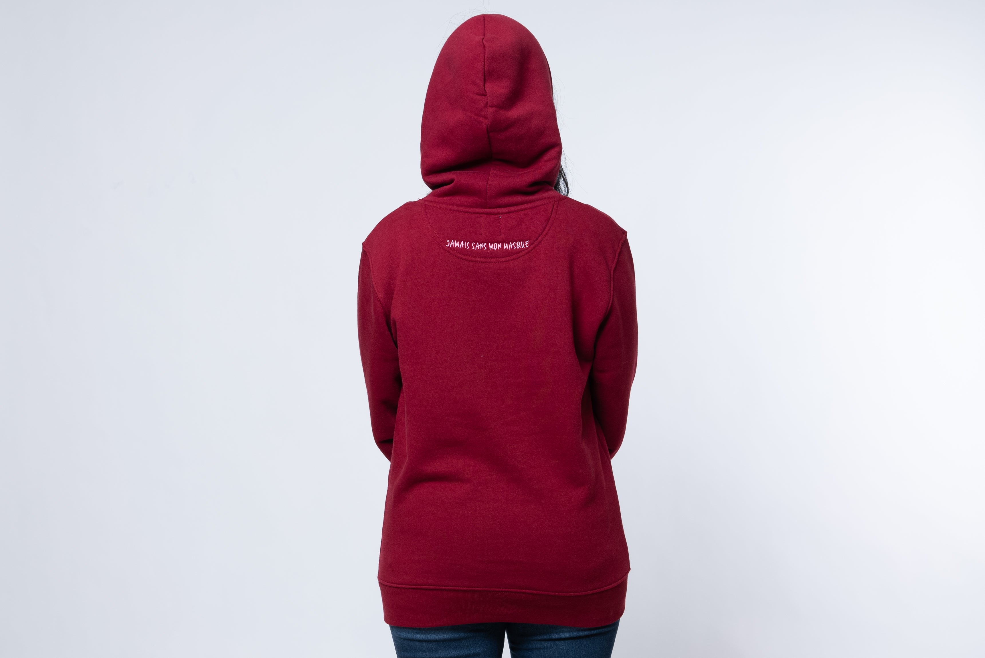 SWEAT-SHIRT A CAPUCHE BURGUNDY