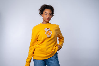 SWEAT-SHIRT JAUNE