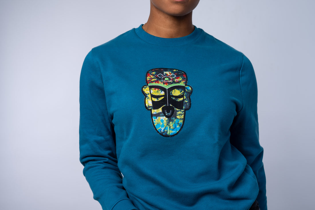 SWEAT-SHIRT BLEU