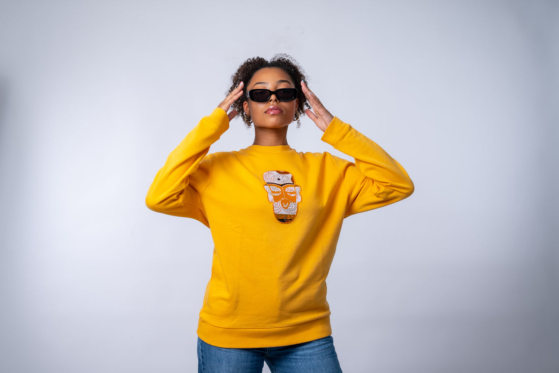 SWEAT-SHIRT JAUNE